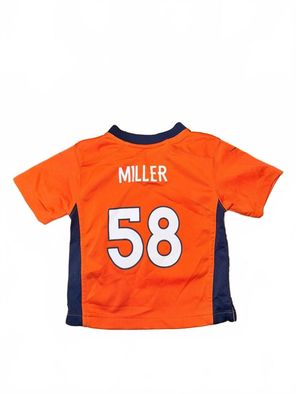Nike Denver Broncos Von Miller 58 Jersey Toddler 12M Orange